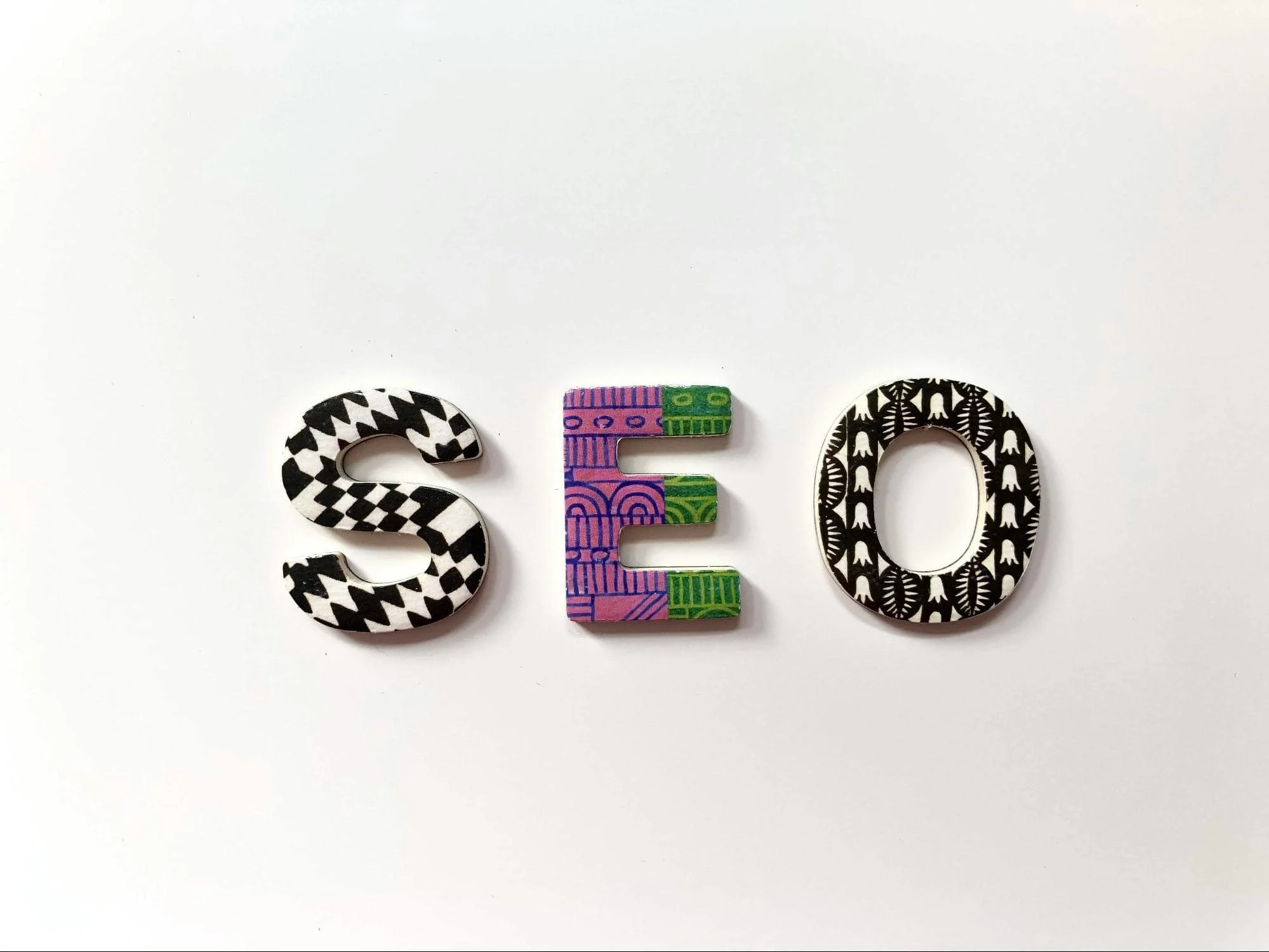 SEO spelled out to represent digital PR tools