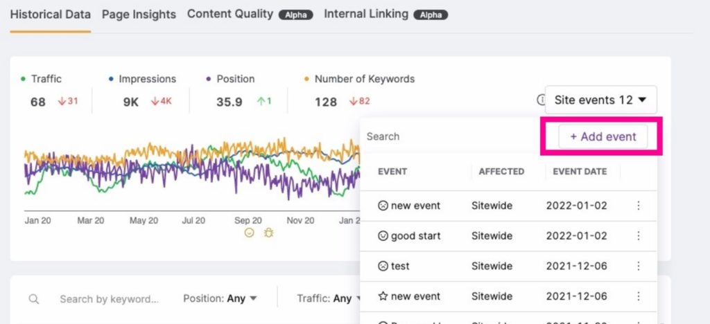 how to track seo campaigns in searchatlas