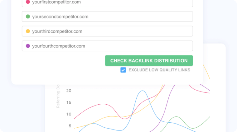 A screenshot of a website with a checkbox for tracking user data and a graph displaying website traffic.