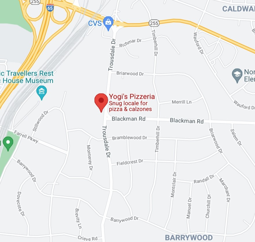 Screenshot of a business physical location as it appears on Google Maps