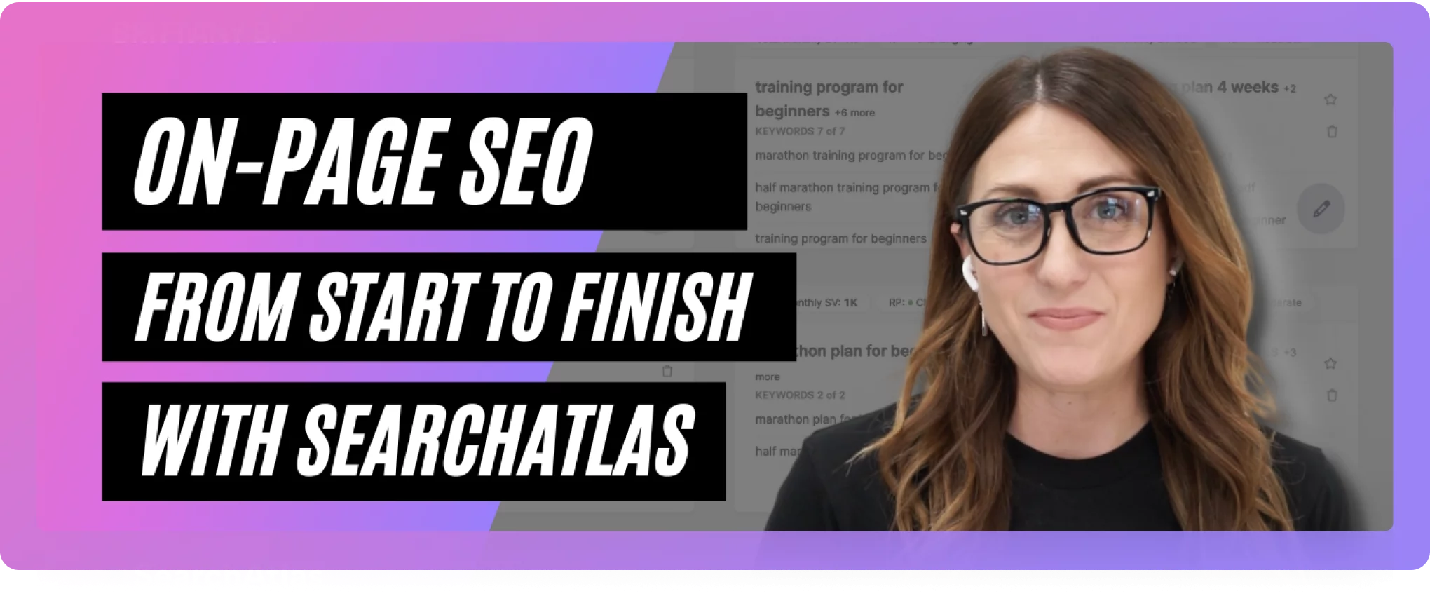 On-page SEO from start to finish with Searchchatalas' Content Assistant.