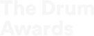 The drum awards logo displayed on a sleek black background.