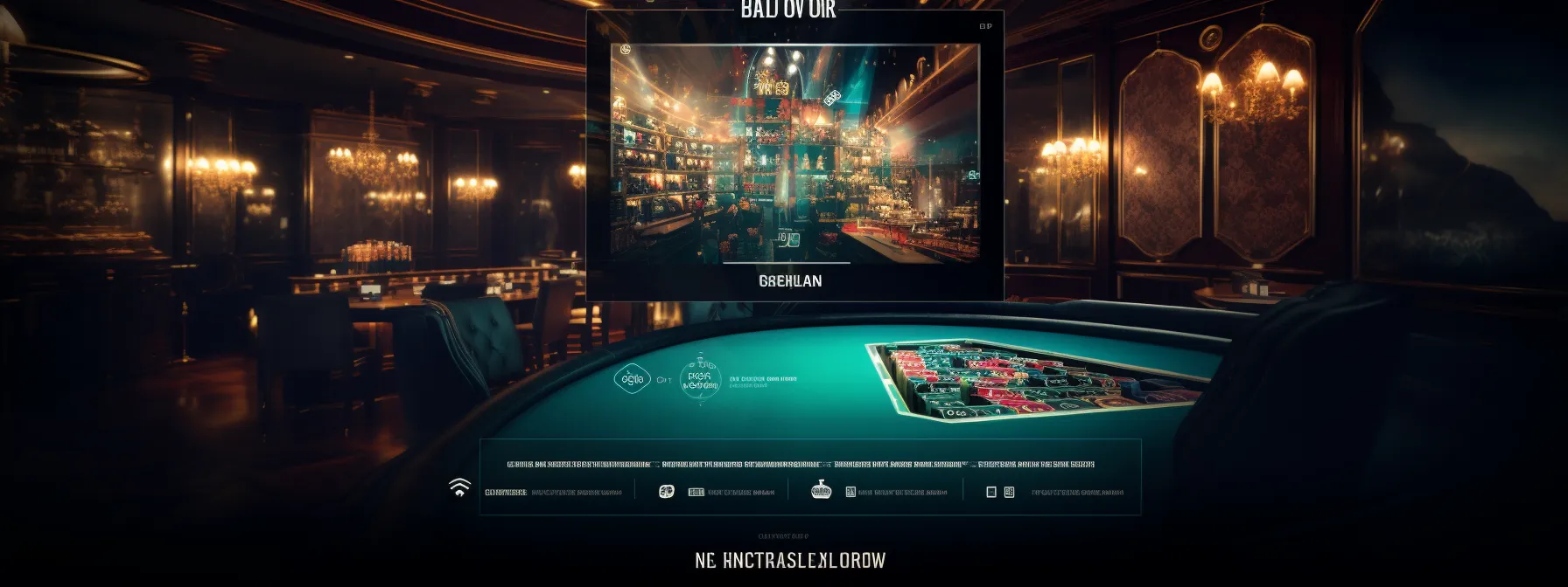 a close-up of a casino website's navigation menu, highlighting its intuitive and organized structure.
