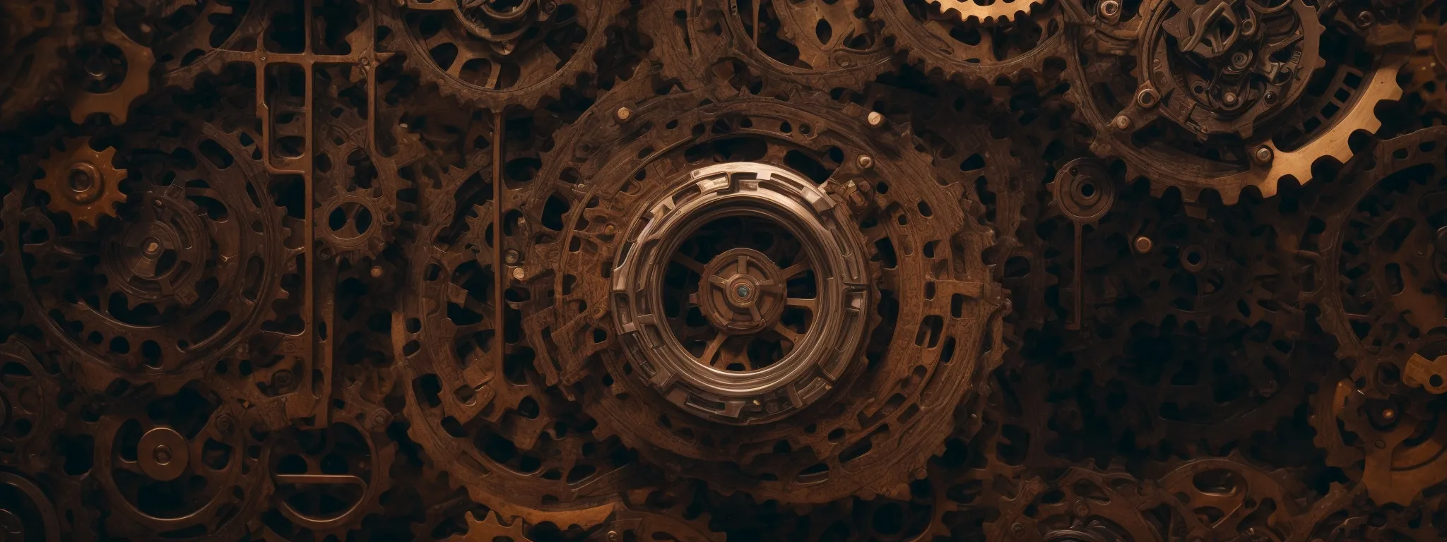 a maze of interconnected gears representing the intricacies and foundational importance of technical seo in digital marketing.