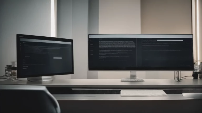 a split computer screen displaying two different website versions, one for a search engine bot and another for a human visitor.