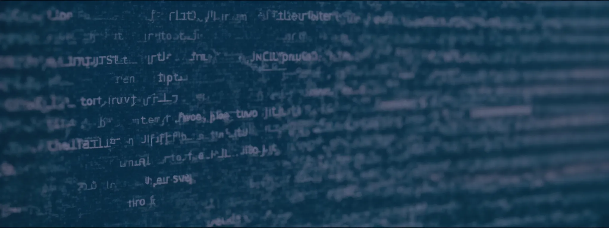 a close-up of a computer screen displaying hyperlinked texts amidst a web development code environment.