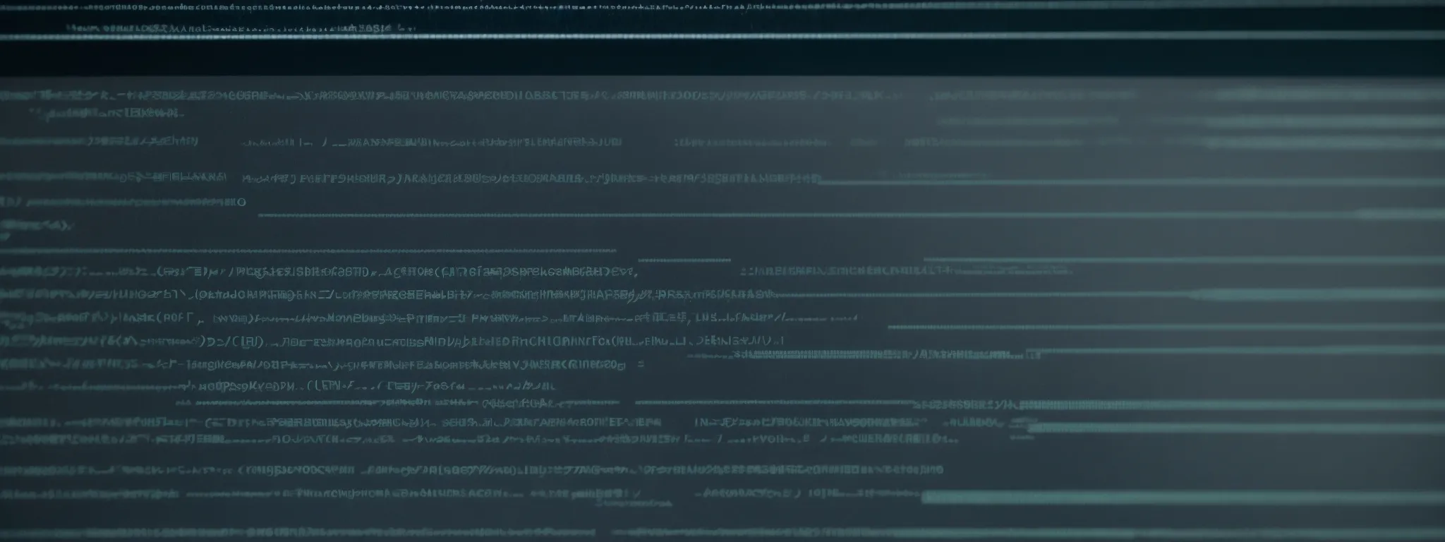 a screen displaying lines of code with a magnifying glass symbol indicating ai's scrutiny.
