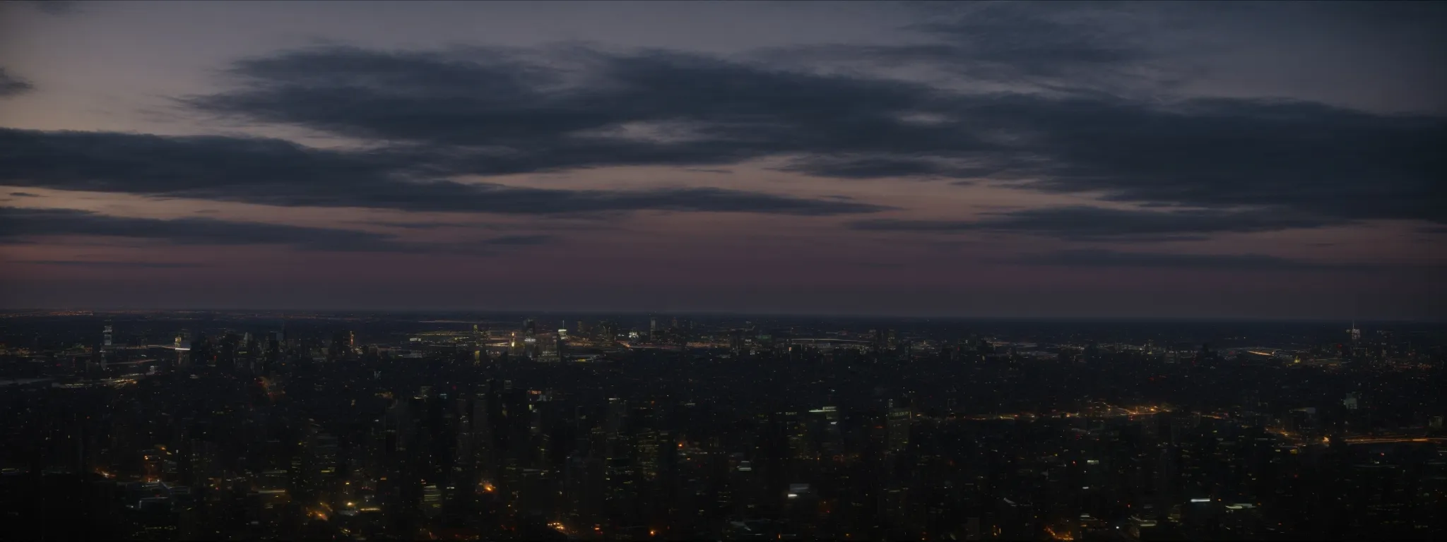 a skyline view of new jersey at twilight reflecting the state's dynamic atmosphere and digital progression.