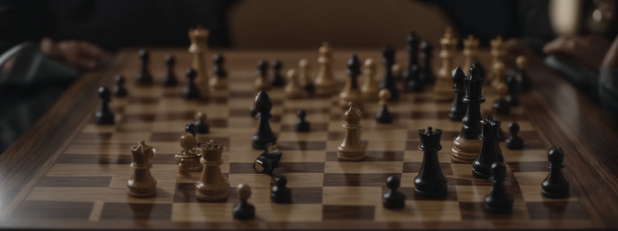 a chess board with a single, striking queen piece dominating the center, embodying strategic power and influence.