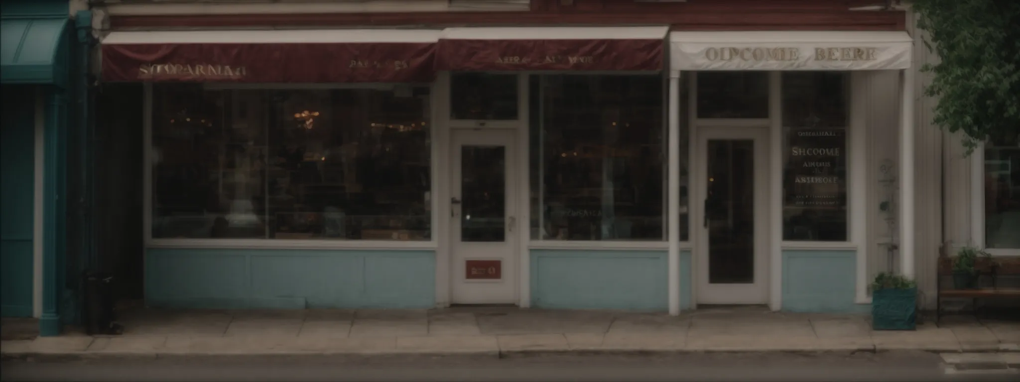 a storefront with a welcoming open sign, symbolizing a reputable local business presence online.