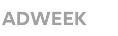 Adweek logo on a black background.