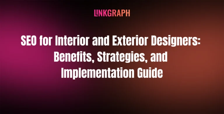 SEO for Interior Designers