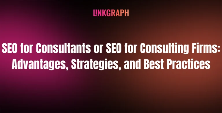 SEO for Consultants